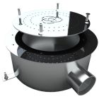 Плато аеромасажне Aquaviva кругле (Ø280) AISI-304, лайнер 2"
