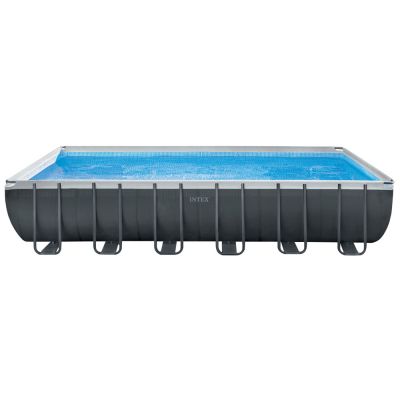 Каркасный бассейн Intex 26368 ULTRA XTR (732х366х132 см) с песочным фильтром, лестницей и тентом Каркасный бассейн Intex 26368 ULTRA XTR (732х366х132 см) с песочным фильтром, лестницей и тентом