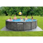 Каркасний басейн Intex 26742 GREYWOOD (457х122 см) з картриджним фільтром, драбиною та тентом