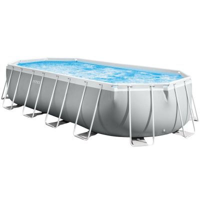 Каркасный бассейн Intex 26798 OVAL (610х305х122 см) с картриджным фильтром, лестницей и тентом Каркасный бассейн Intex 26798 OVAL (610х305х122 см) с картриджным фильтром, лестницей и тентом