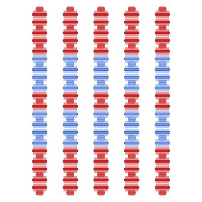 Розділювач доріжки Hayward Big Red/Blue, AISI 316, 25 м 