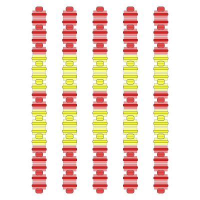 Розділювач доріжки Hayward Big Red/Yellow, AISI 316, 25 м