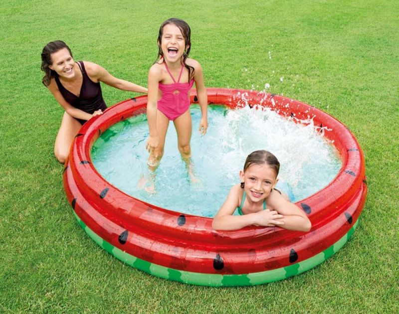 Дитячий надувний басейн Intex 58448 (168х38 см) Кавун 