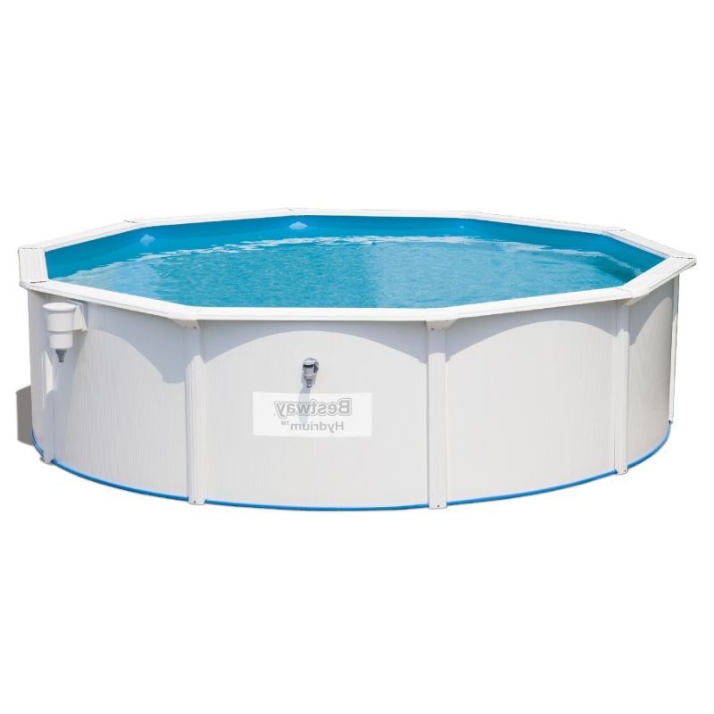 Збірний басейн Bestway Hydrium 56384 (460х122 см) з піщаним фільтром, драбиною та тентом