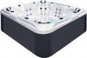 Гидромассажный бассейн Passion Spas Excite Mighty Wave (224x224x91 см), Серебристо-белый