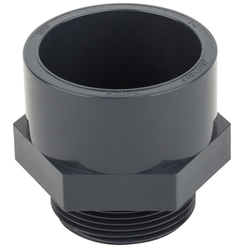 Муфта ПВХ Era US01275, з зовнішньою різьбою d75х2-1/2"