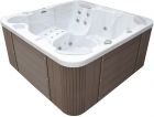 Гидромассажный бассейн IQUE Corsica 2000-CFL (200х200х89 см) Brushed walnut