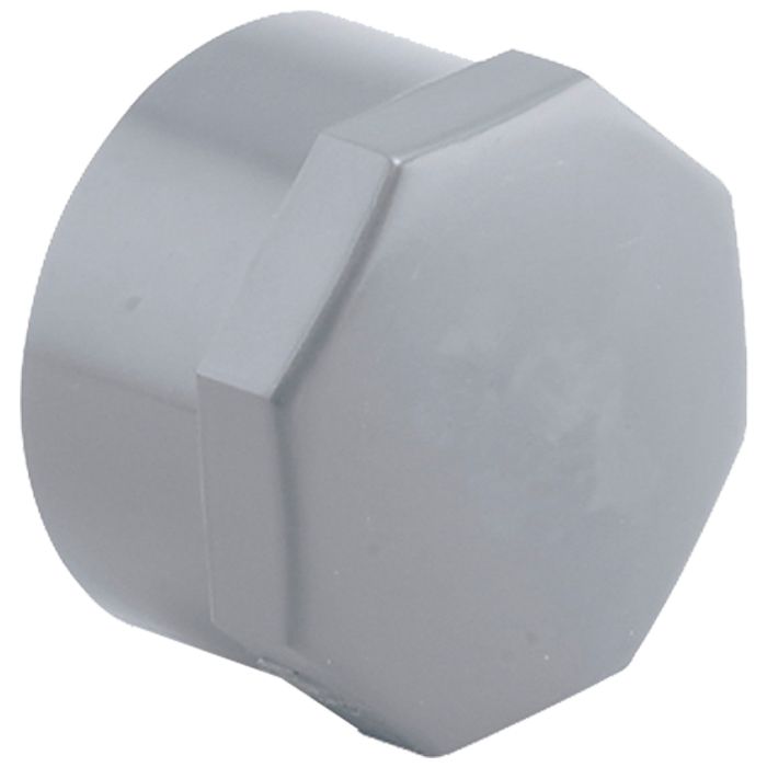 Заглушка ПВХ Hidroten ВР 1002548, з ущільн. кільцем, d4"