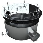 Плато аеромасажне Aquaviva кругле (Ø360) AISI-304, лайнер 2"