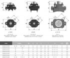 Адаптер під привід для кульового крана EFFAST BDRKITB10900 серія BK1, d75-90 мм