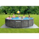 Каркасный бассейн Intex 26742 GREYWOOD (457х122 см) с картриджным фильтром, лестницей и тентом