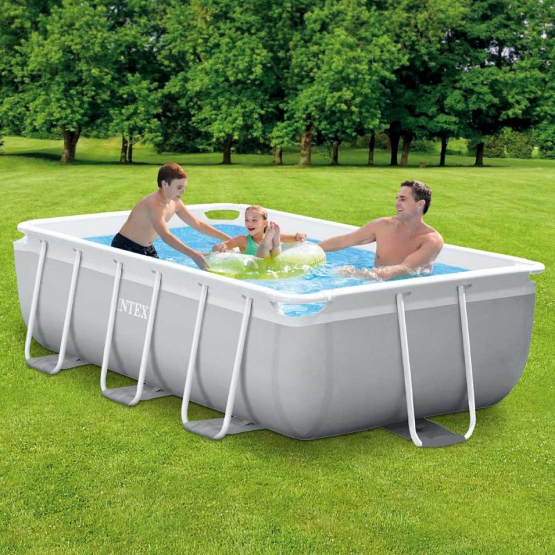 Каркасный бассейн Intex 26784 (300х175х80 см) с картриджным фильтром и лестницей