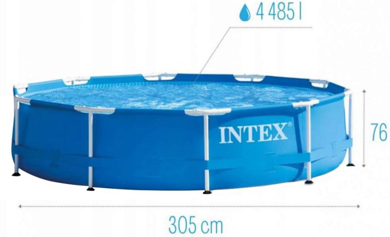 Каркасный бассейн Intex 28202 (305х76 см) с картриджным фильтром