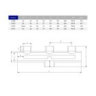 Колектор ПВХ Т Hidroten 1001269, d32 мм