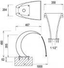 Водопад Flexinox Bali Mini полированный