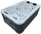Гидромассажный бассейн Aquajoy Alicante (205х130х70 см), Серебристо-белый мрамор