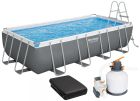 Каркасний басейн Bestway 56466 (549х274х122 см) з пісочним фільтром, драбиною та тентом
