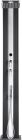 Душ солнечный Aquaviva Hybride Dada Straight алюминиевый с мойкой для ног, антрацит DS-D463NX, 40 л