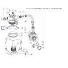 Гвинт з гайкою M6*50 хомута Emaux для ST 89010119