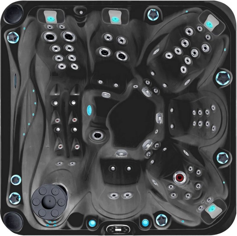 Гидромассажный бассейн Passion Spas Admire (230х230х91 см), Черная жемчужина