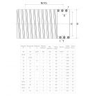 Труба ПВХ (PVC) гнучка Aquaviva Flex d40x2.5 мм 
