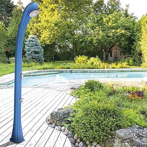Душ солнечный Aquaviva So Happy с мойкой для ног, голубой DS-H221BL, 28 л