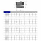 Муфта ПВХ Effast RGRAMG016A перехідна, із зовнішнью різьбою d16x20x3/8"
