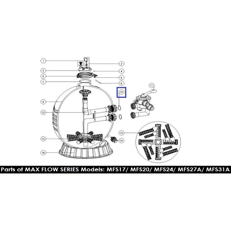 Ущільнююче кільце муфти Emaux (02011003)