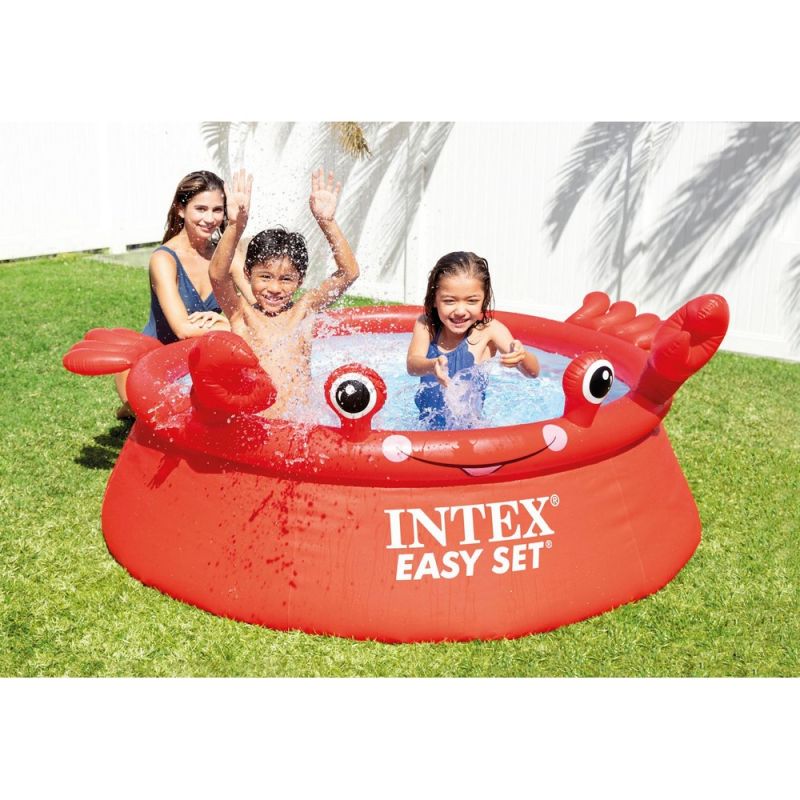 Детский надувной бассейн Intex 26100 Краб (183х51 см)