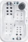 Гидромассажный бассейн Passion Spas Indulgence (214х143х63 см), Серебристо-белый