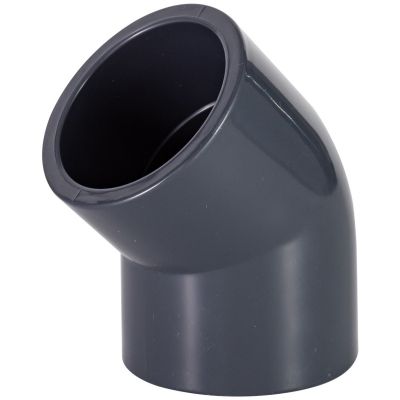 Коліно ПВХ Aquaviva 45°/20 мм