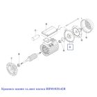 Кришка задня ел. двиг насоса KA/KAP 250-450 (MEC-90) 7304.A/RBM1020.42R/RMOT0002.04R