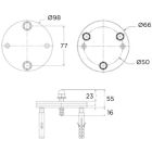 Монтажний комплект для сходів Flexinox, під лайнер