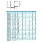 Муфта-втулка ПВХ Effast RDRRLD110I перехідна, d110x125x90 мм