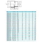 Муфта-втулка ПВХ Effast RDRRLD090G перехідна, d90x110x63 мм