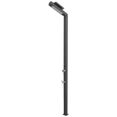 Душ уличный Aquaviva Quick с LED подсветкой и мойкой для ног, графит Q825/7015-QL Душ уличный Aquaviva Quick с LED подсветкой и мойкой для ног, графит Q825/7015-QL