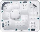Гидромассажный бассейн Passion Spas Repose (254х204х85 см), Серебристо-белый