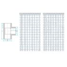 Трійник ПВХ Era UST02110х90 редукційний, d110х90 мм