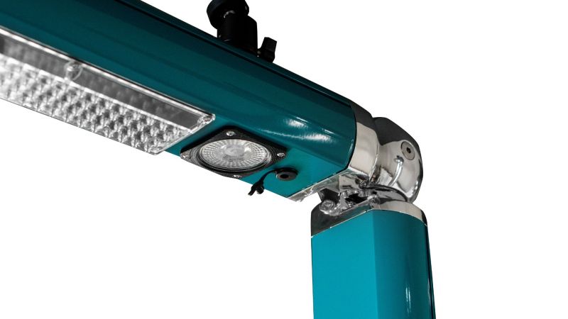 Душ уличный Aquaviva Quick с LED подсветкой и мойкой для ног, синий (ottanio) Q825/5021-QL