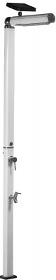 Душ уличный Aquaviva Quick с LED подсветкой и мойкой для ног, белый Q825/9003-QL Душ уличный Aquaviva Quick с LED подсветкой и мойкой для ног, белый Q825/9003-QL