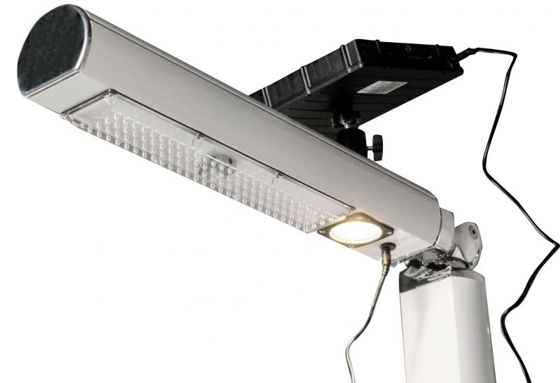 Душ уличный Aquaviva Quick с LED подсветкой и мойкой для ног, белый Q825/9003-QL
