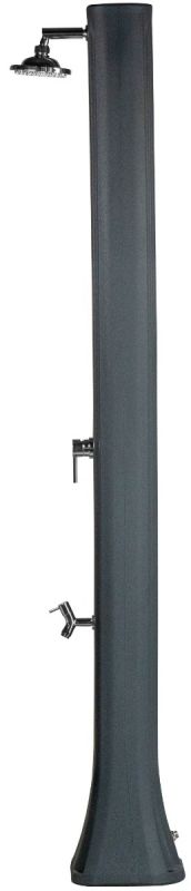 Душ солнечный Aquaviva Big Happy Five с мойкой для ног, антрацит F620/7016, 36 л