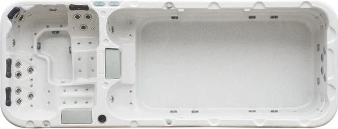 Плавательный SPA бассейн Passion Spas Aquatic 3 (580x224x126 см), Серебристо-белый