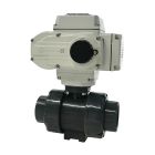 Кран кульовий з електроприводом Aquaviva d63 мм