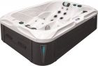 Гидромассажный бассейн Passion Spas Indulgence (214х143х63 см), Серебристо-белый