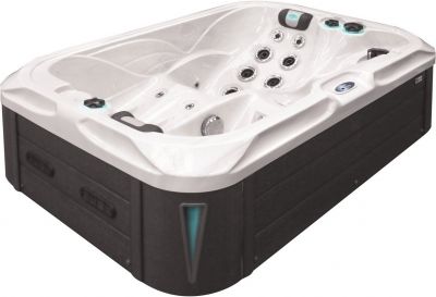 Гидромассажный бассейн Passion Spas Indulgence (214х143х63 см), Серебристо-белый Гидромассажный бассейн Passion Spas Indulgence (214х143х63 см), Серебристо-белый