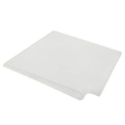 Кутовий копінговий камінь Aquazone 400x500x50-25 мм, білий