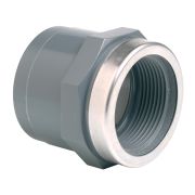 Муфта ПВХ Effast RGRMAR040E перехідна, з металічним кільцем d40x1-1/4"