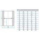 Муфта ПВХ Era US00390 з'єднувальна, d90 мм