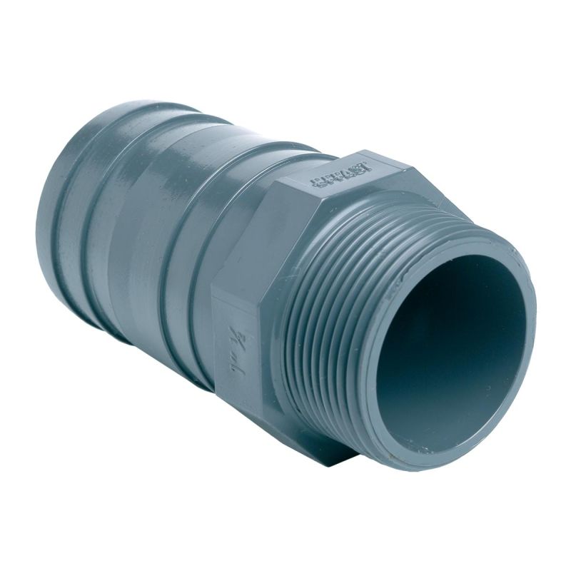 Штуцер ПВХ Effast RERPGE020B для шланга, різьбовий d20х1/2"